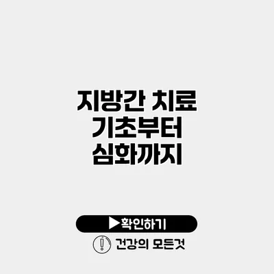 지방간 치료 기초부터 심화까지